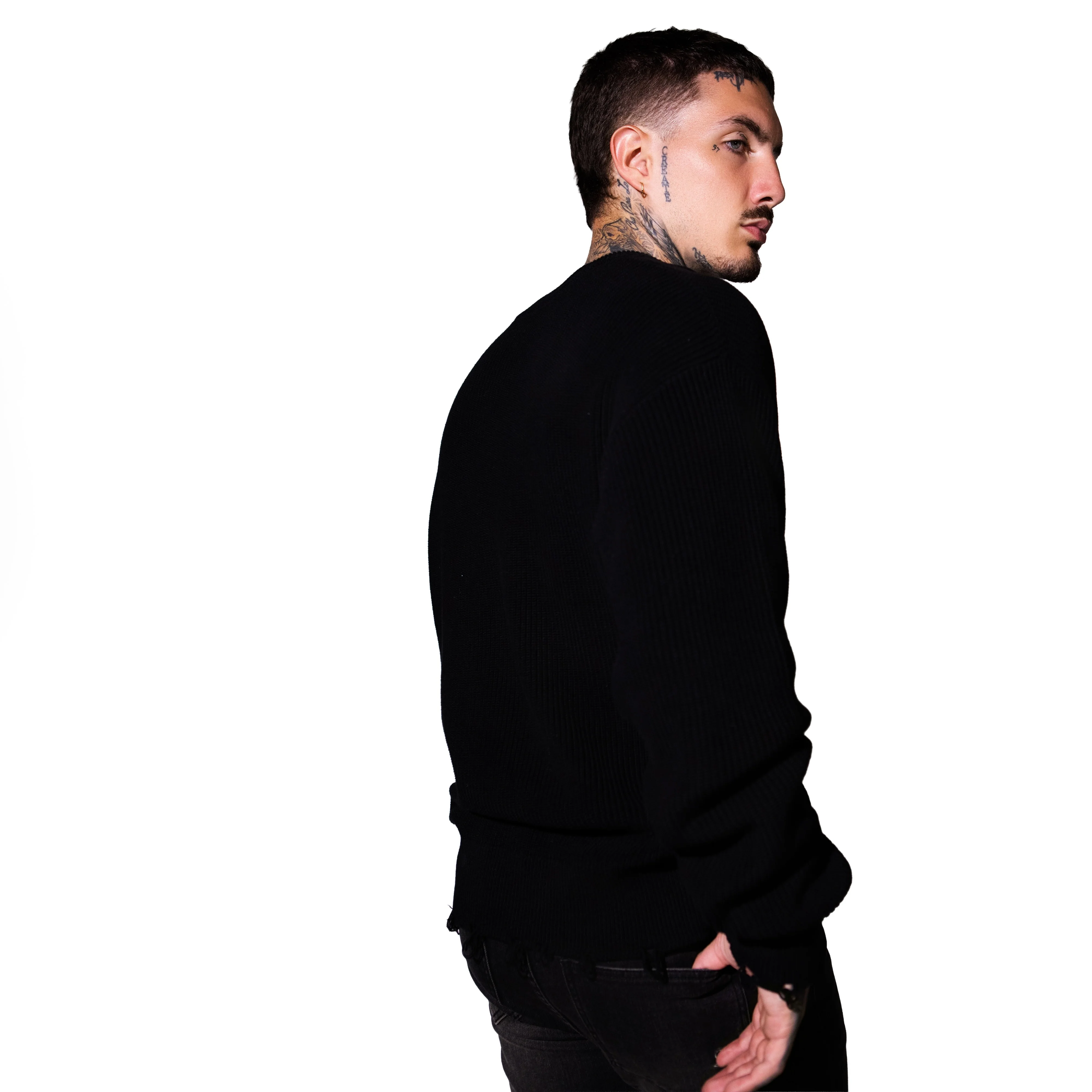 THE BEVERLY CREWNECK (BLACK) - Image 5