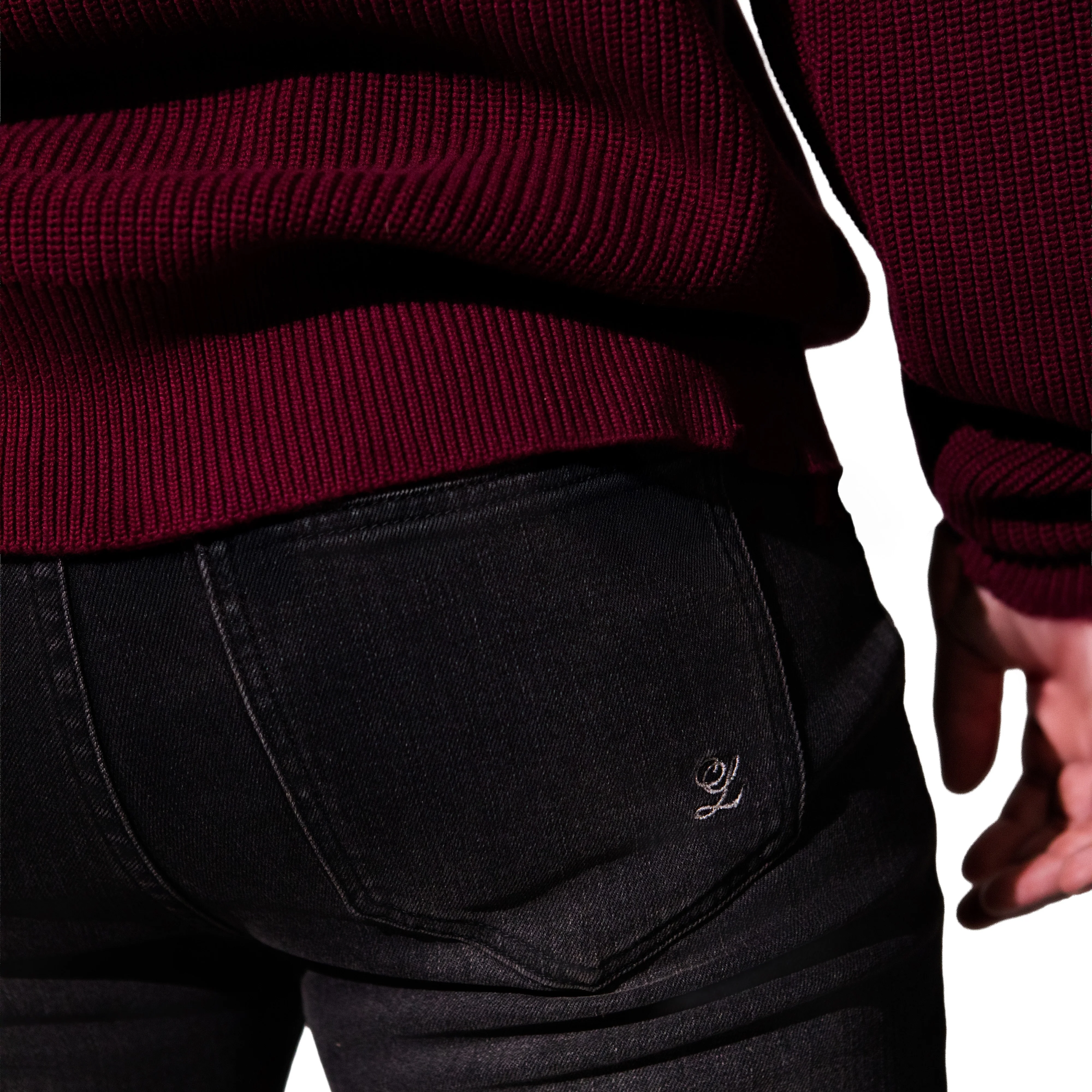 THE BEVERLY CREWNECK (BURGUNDY) - Image 6