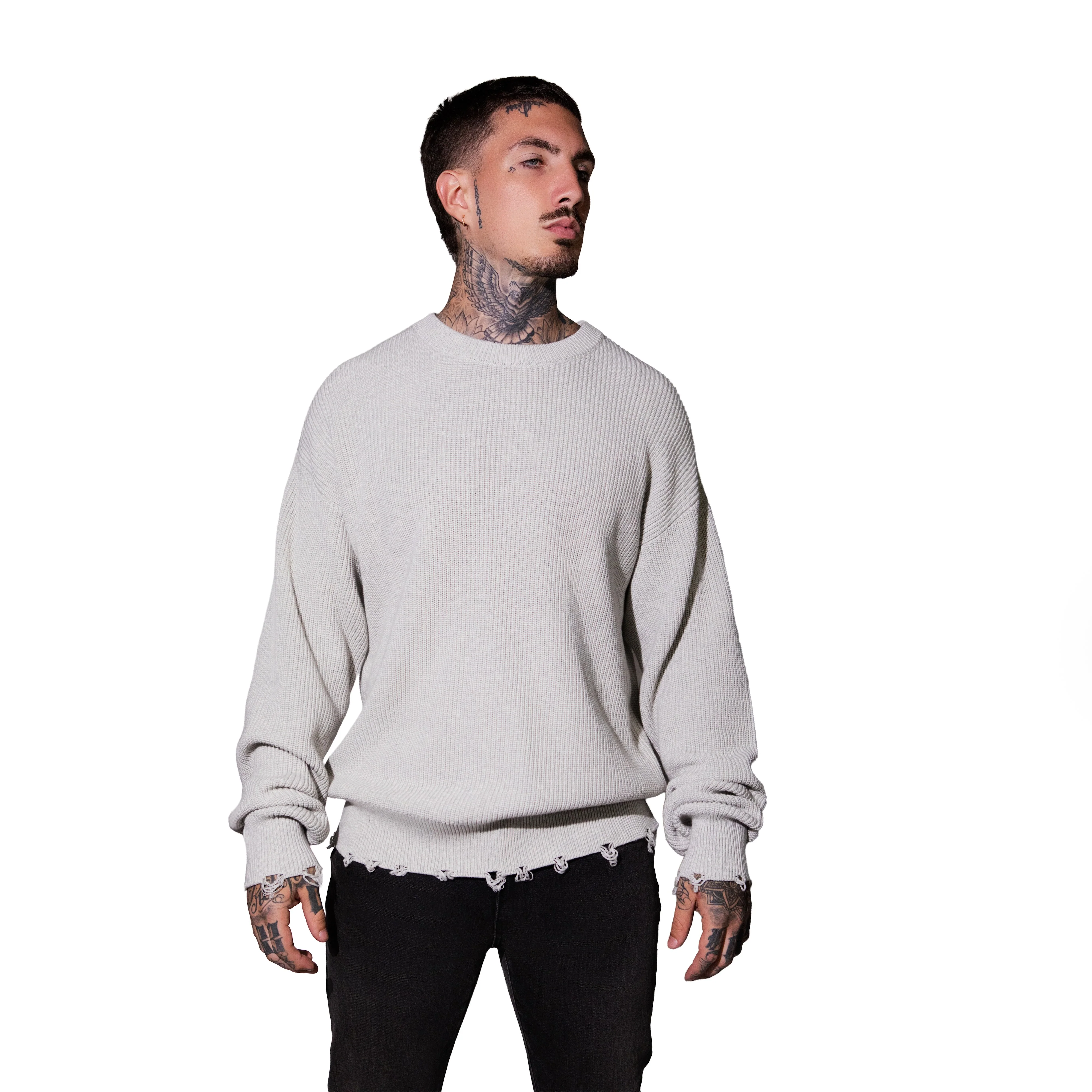 THE BEVERLY CREWNECK (GREY) - Image 3