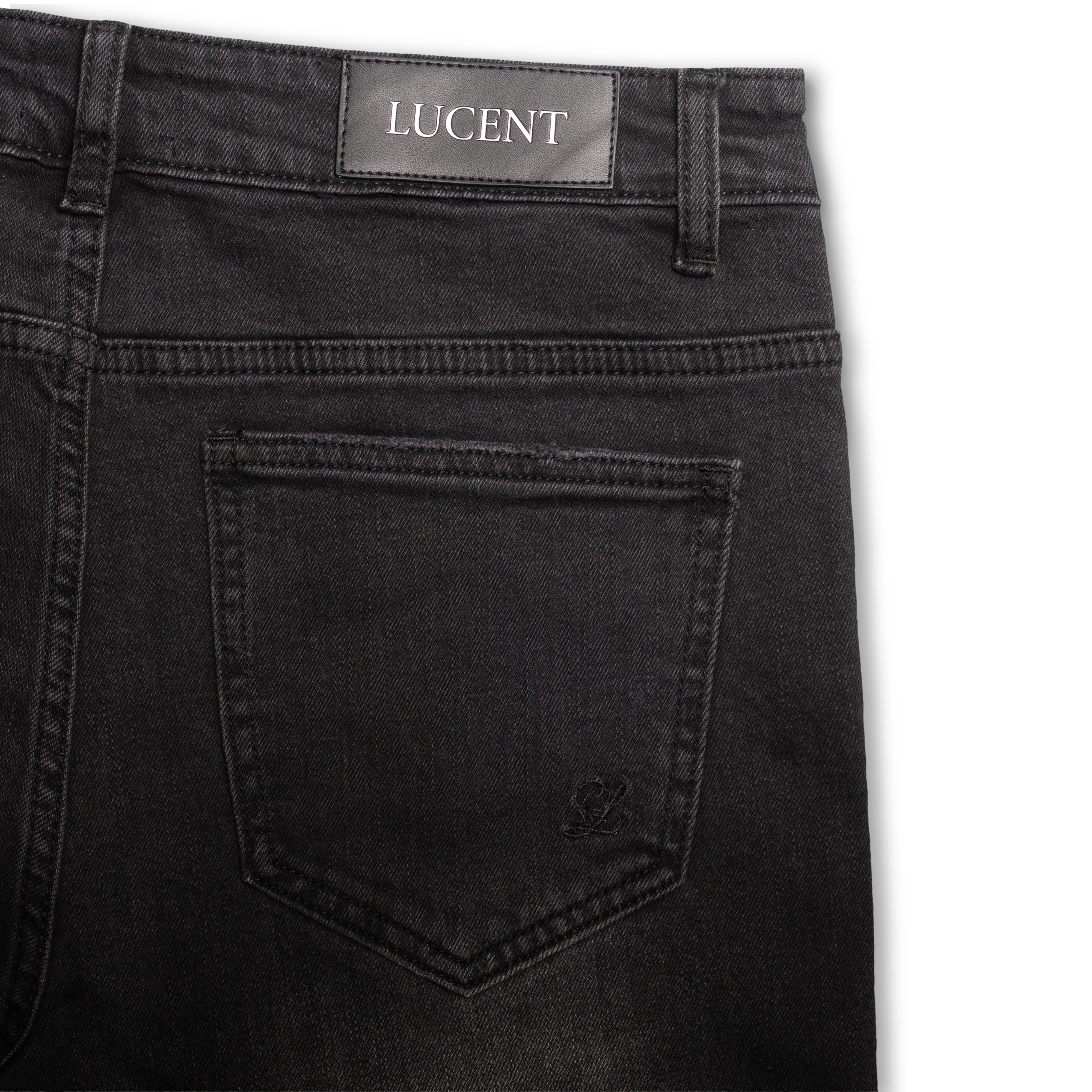 THE CANYON FLARE DENIM (BLACK) - Image 3