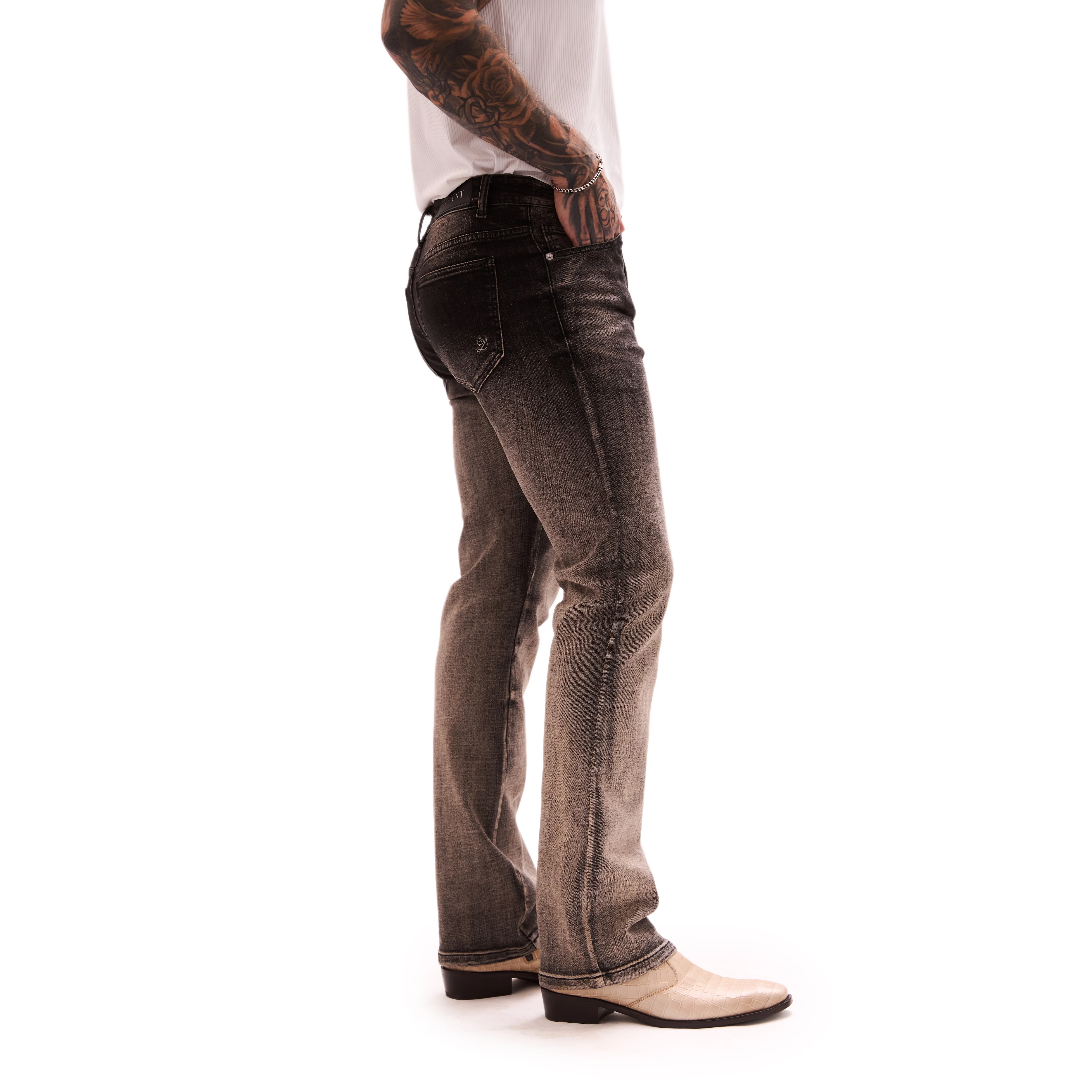 THE CANYON FLARE DENIM (SANDWASH) - Image 7