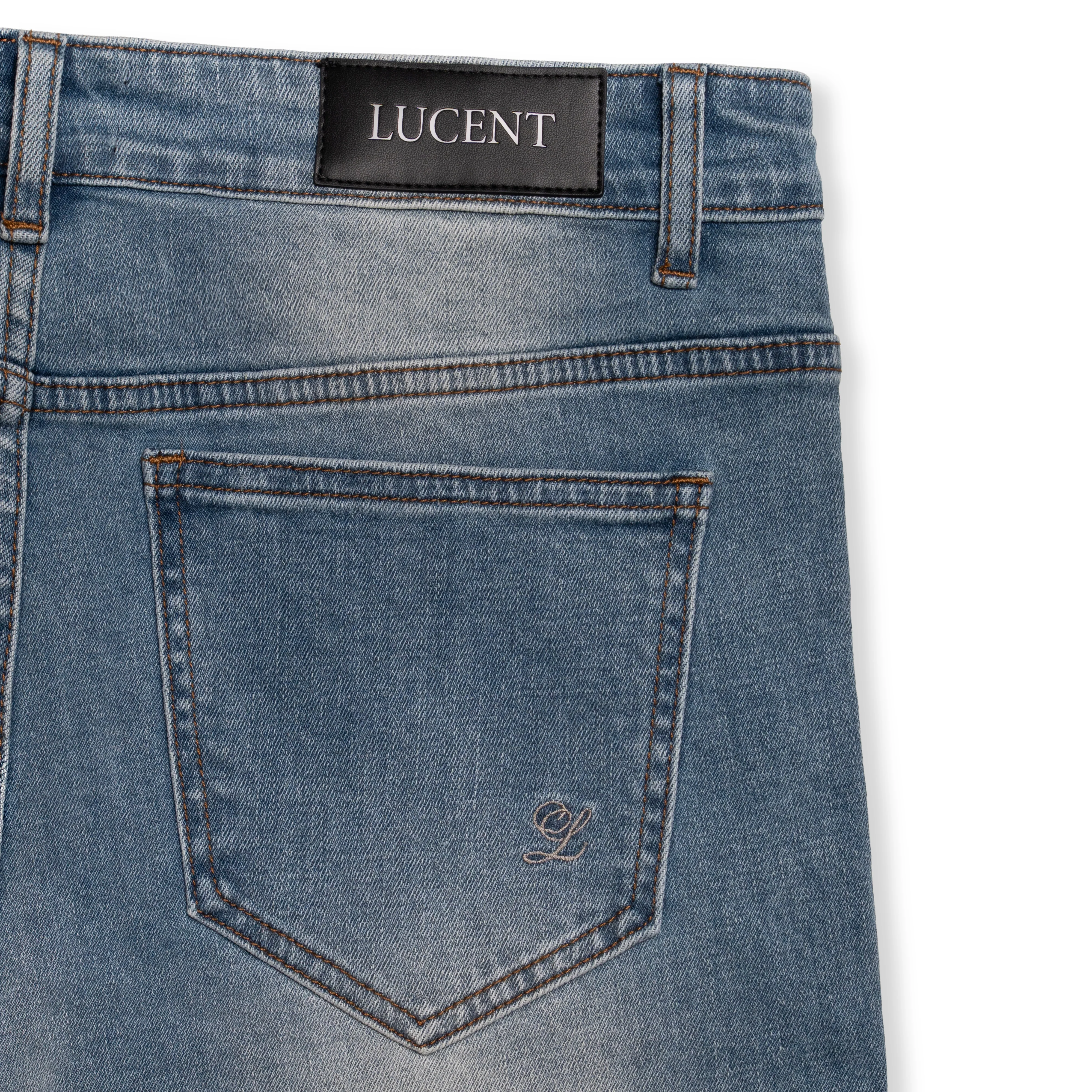 THE CANYON FLARE DENIM (BLUE) - Image 3