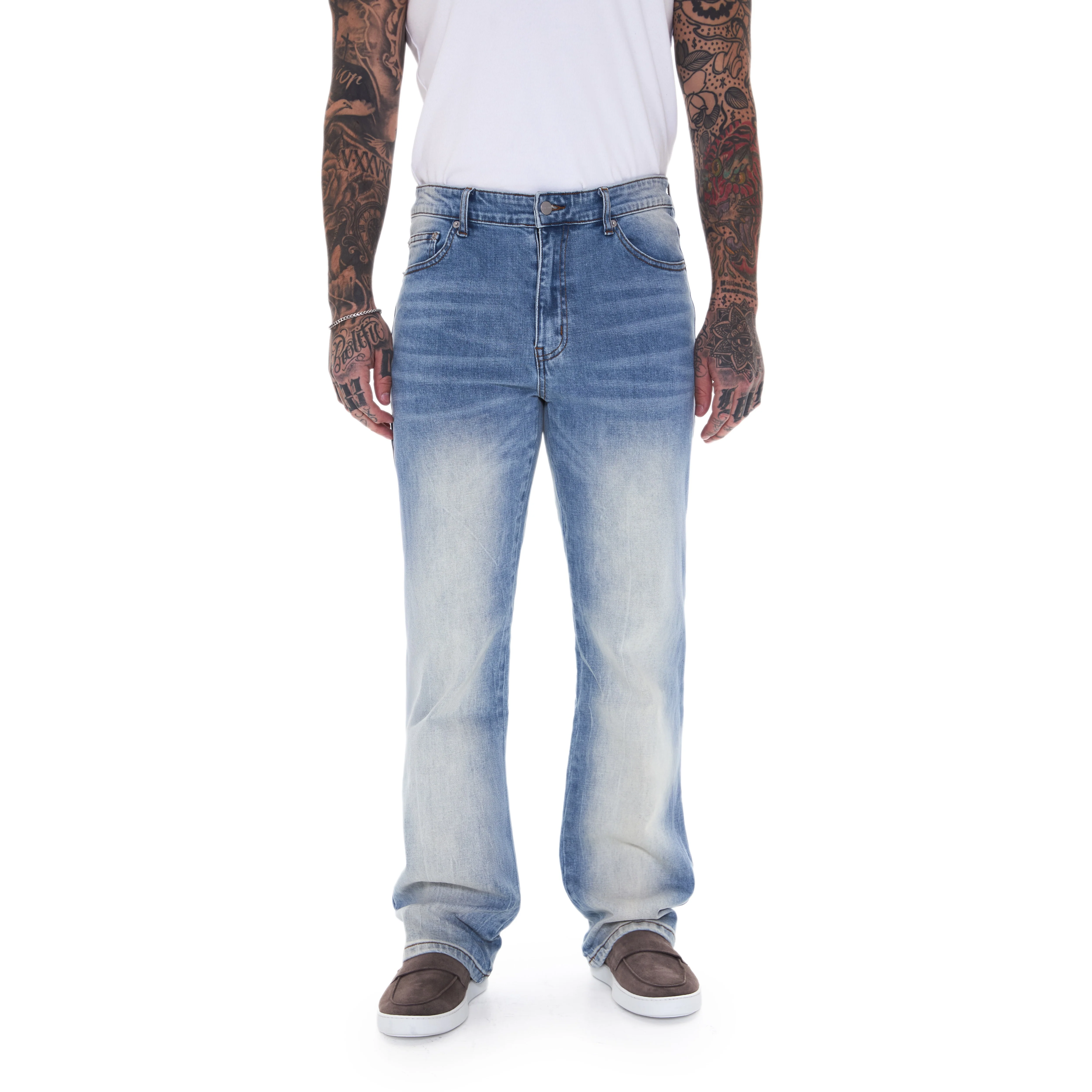 THE CANYON FLARE DENIM (BLUE) - Image 6