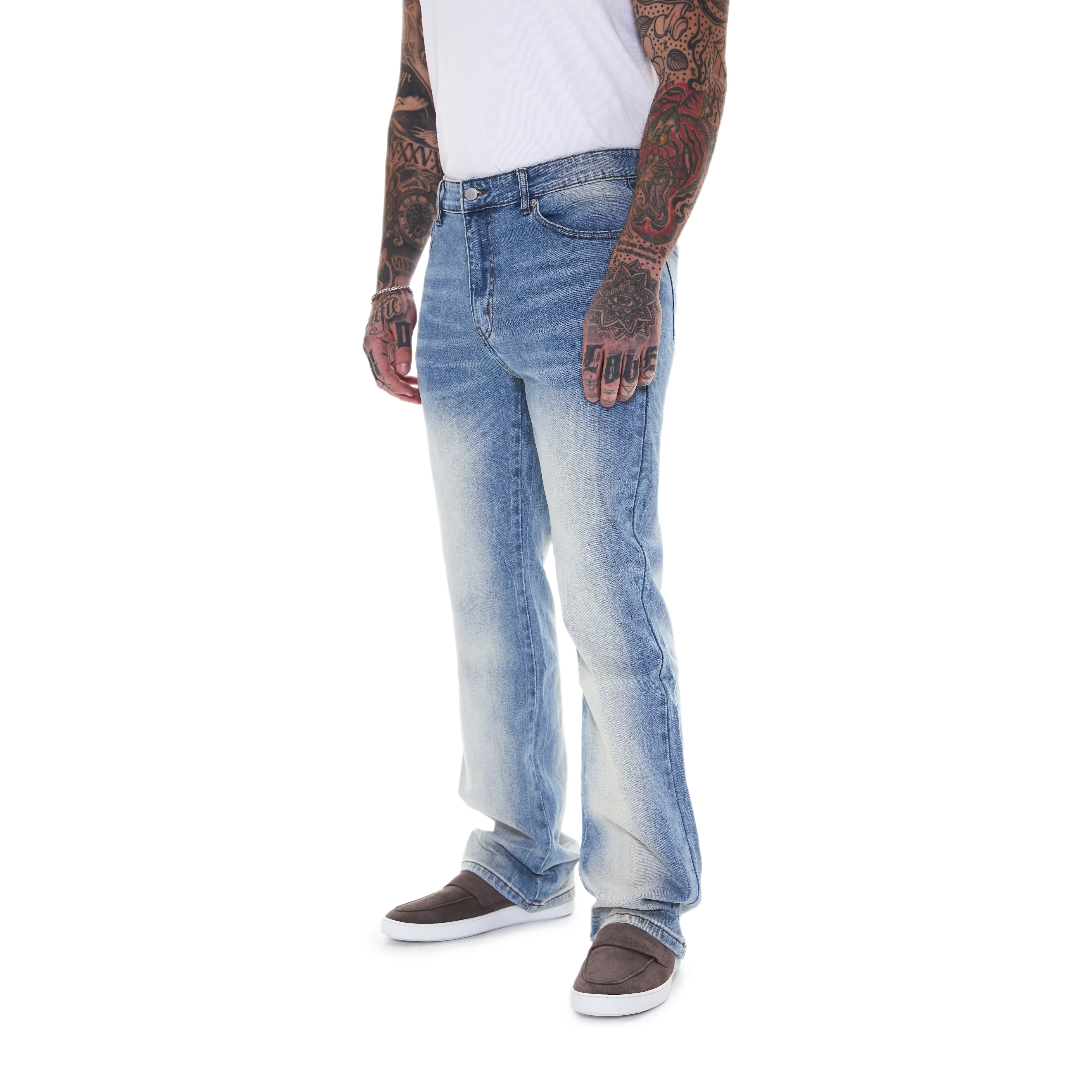 THE CANYON FLARE DENIM (BLUE) - Image 7