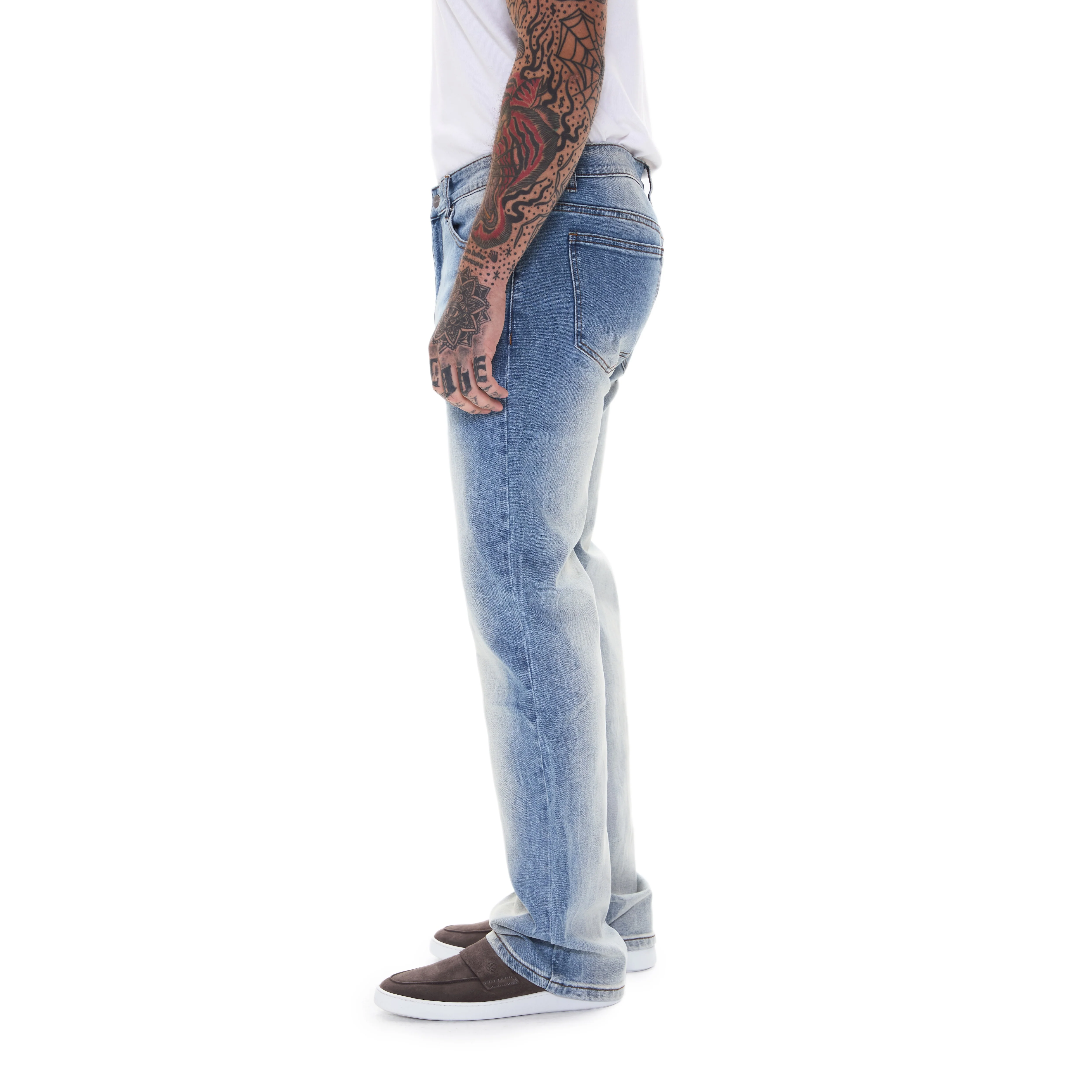 THE CANYON FLARE DENIM (BLUE) - Image 8