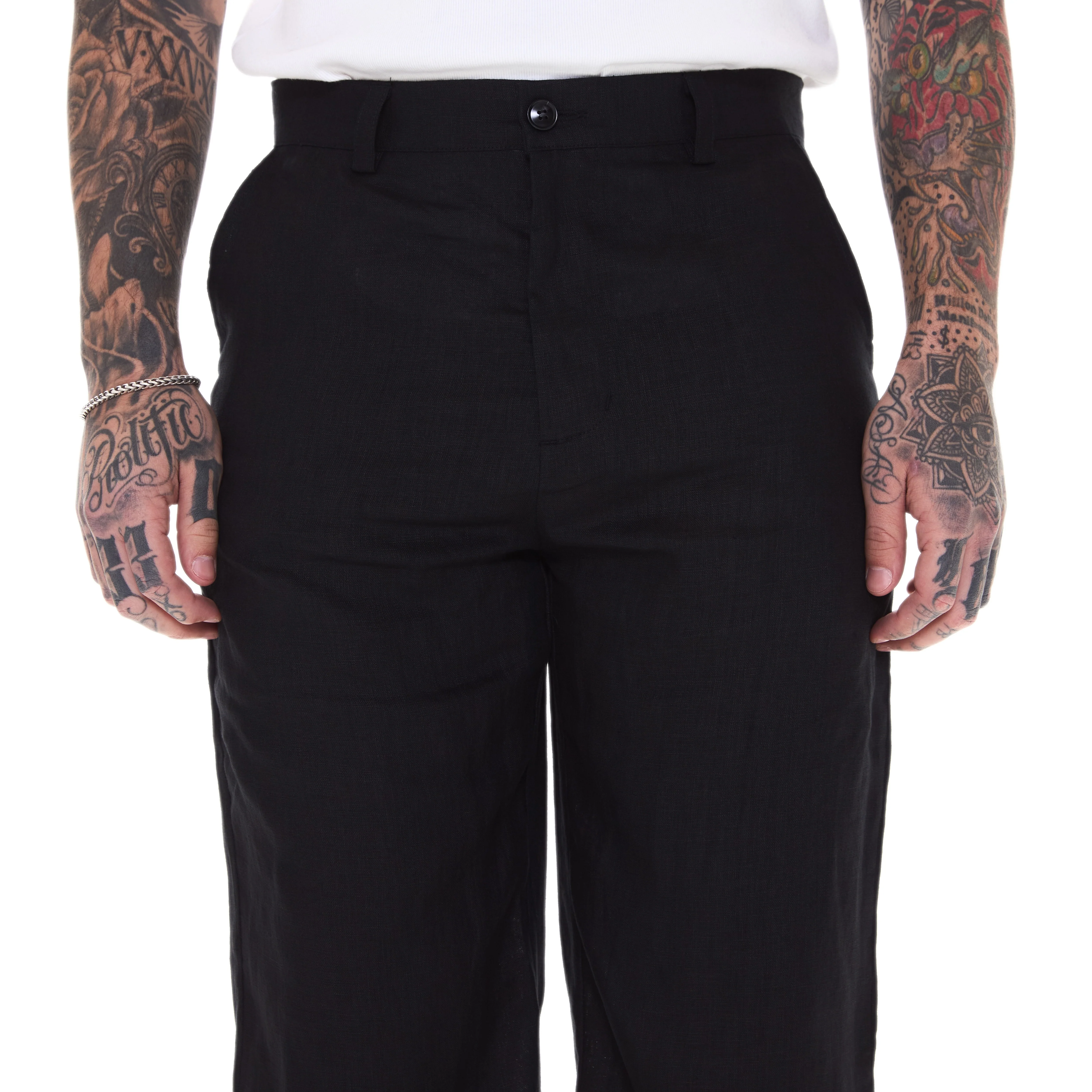 THE CLASSIC LINEN (BLACK) - Image 8