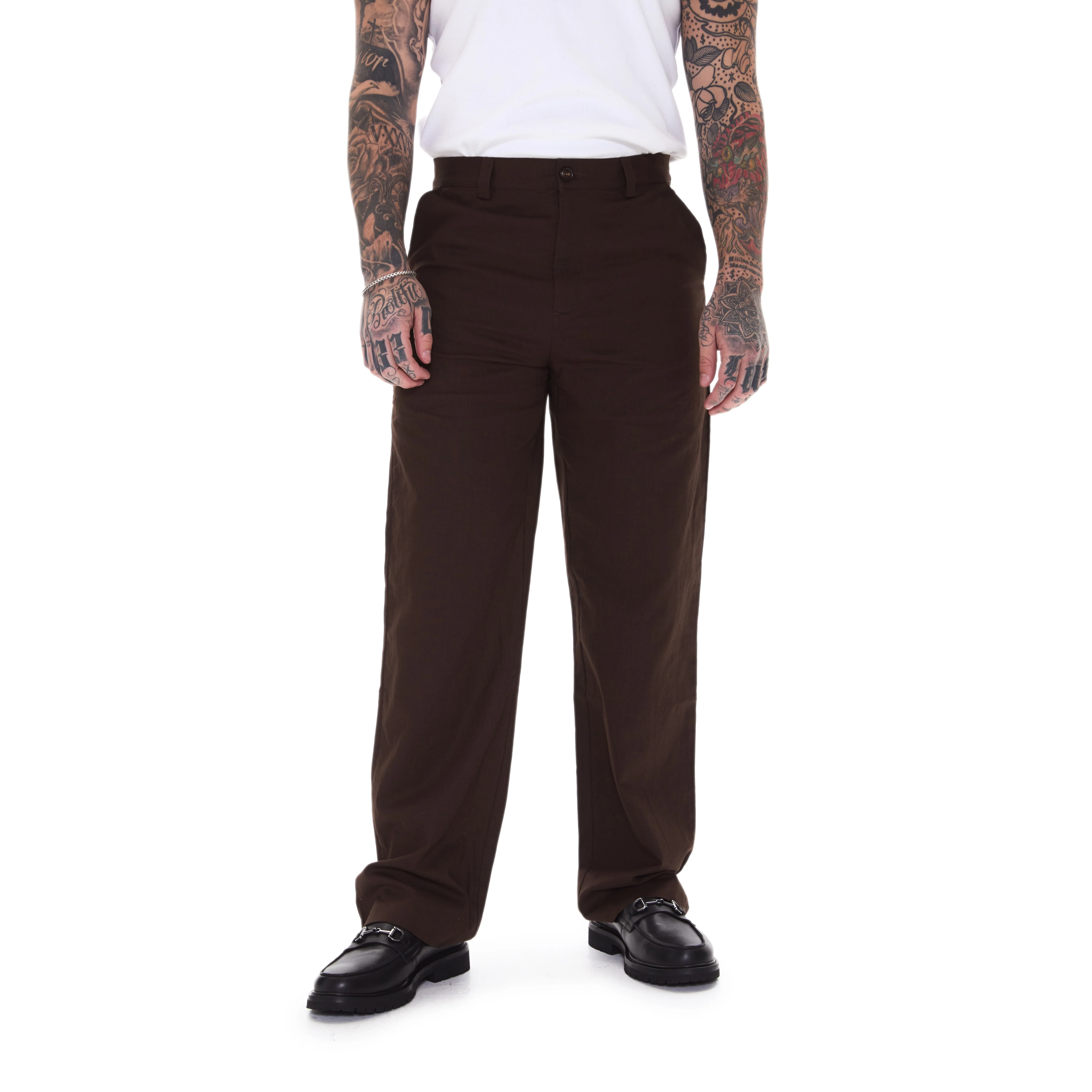 THE CLASSIC LINEN (BROWN) - Image 4
