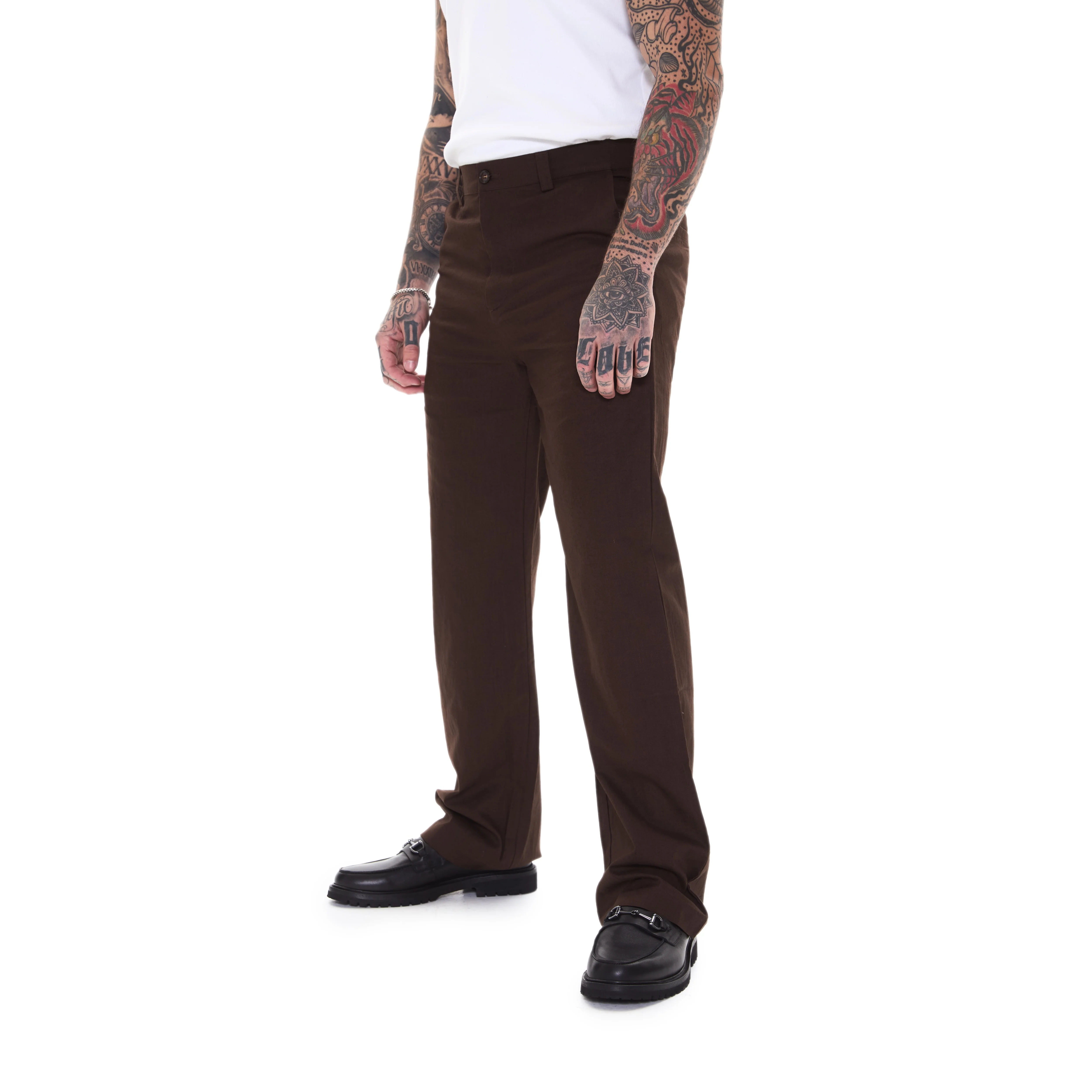 THE CLASSIC LINEN (BROWN) - Image 5