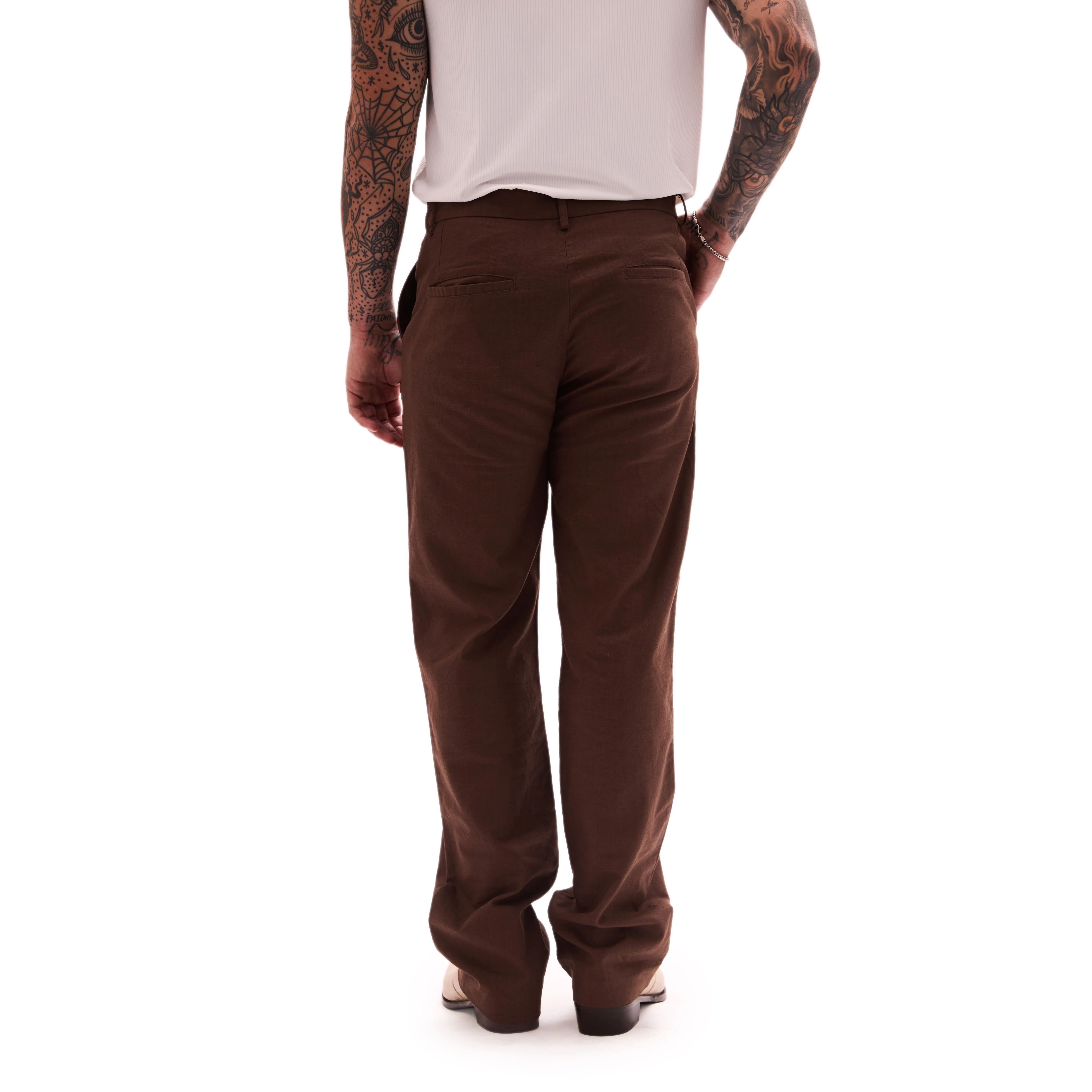 THE CLASSIC LINEN (BROWN) - Image 7
