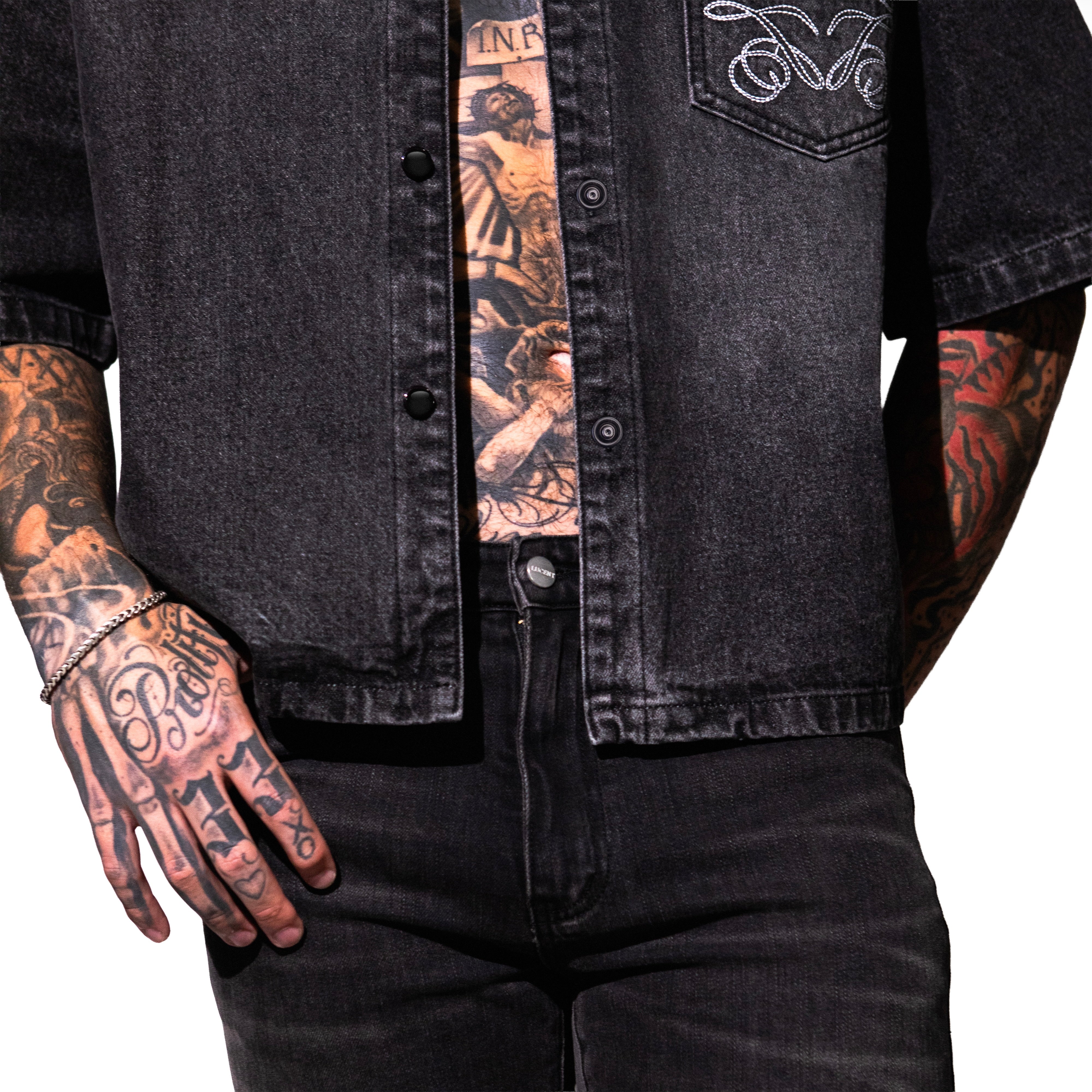 THE NOIR DENIM TOP - Image 6