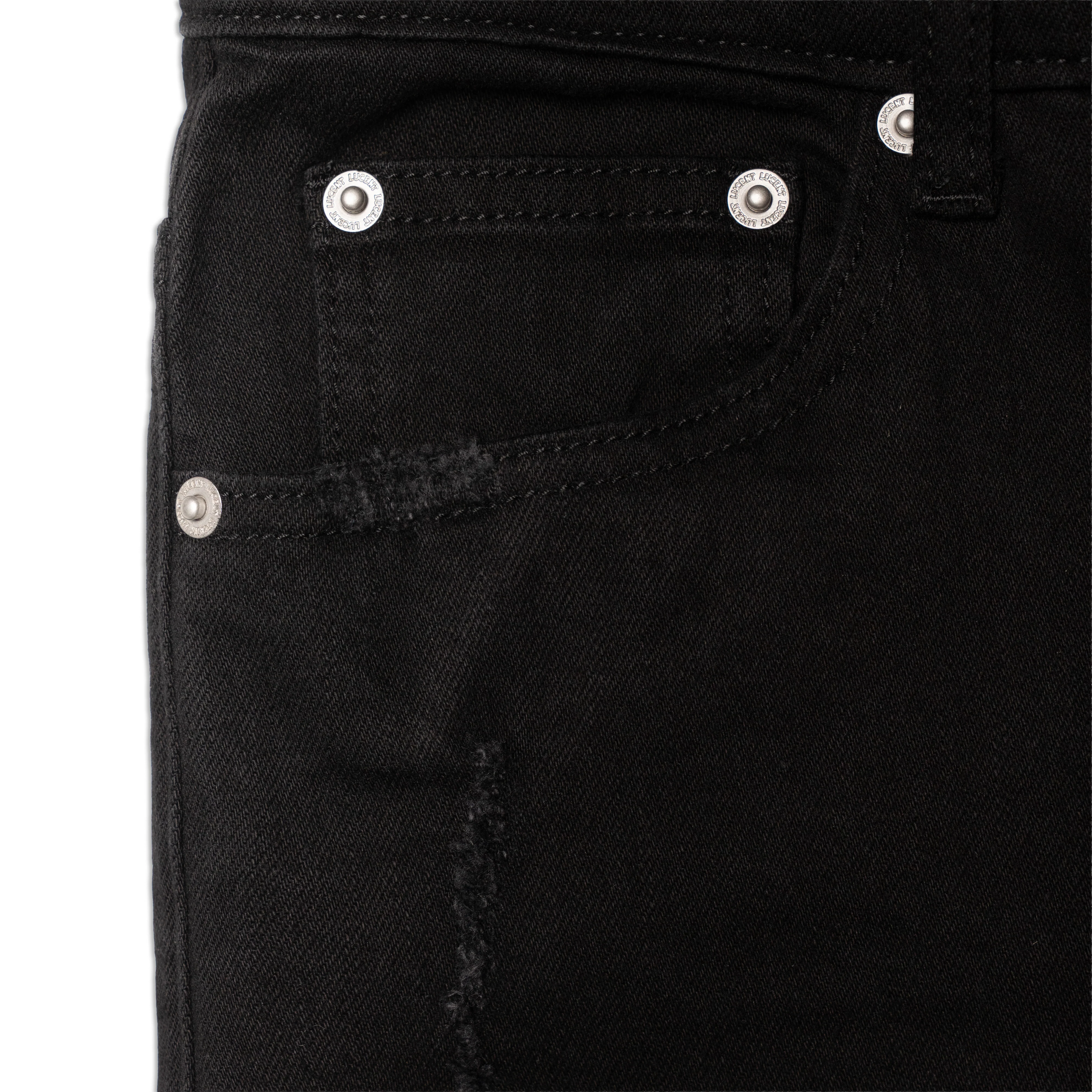 THE OBSIDIAN SLIM DENIM (BLACK) - Image 4