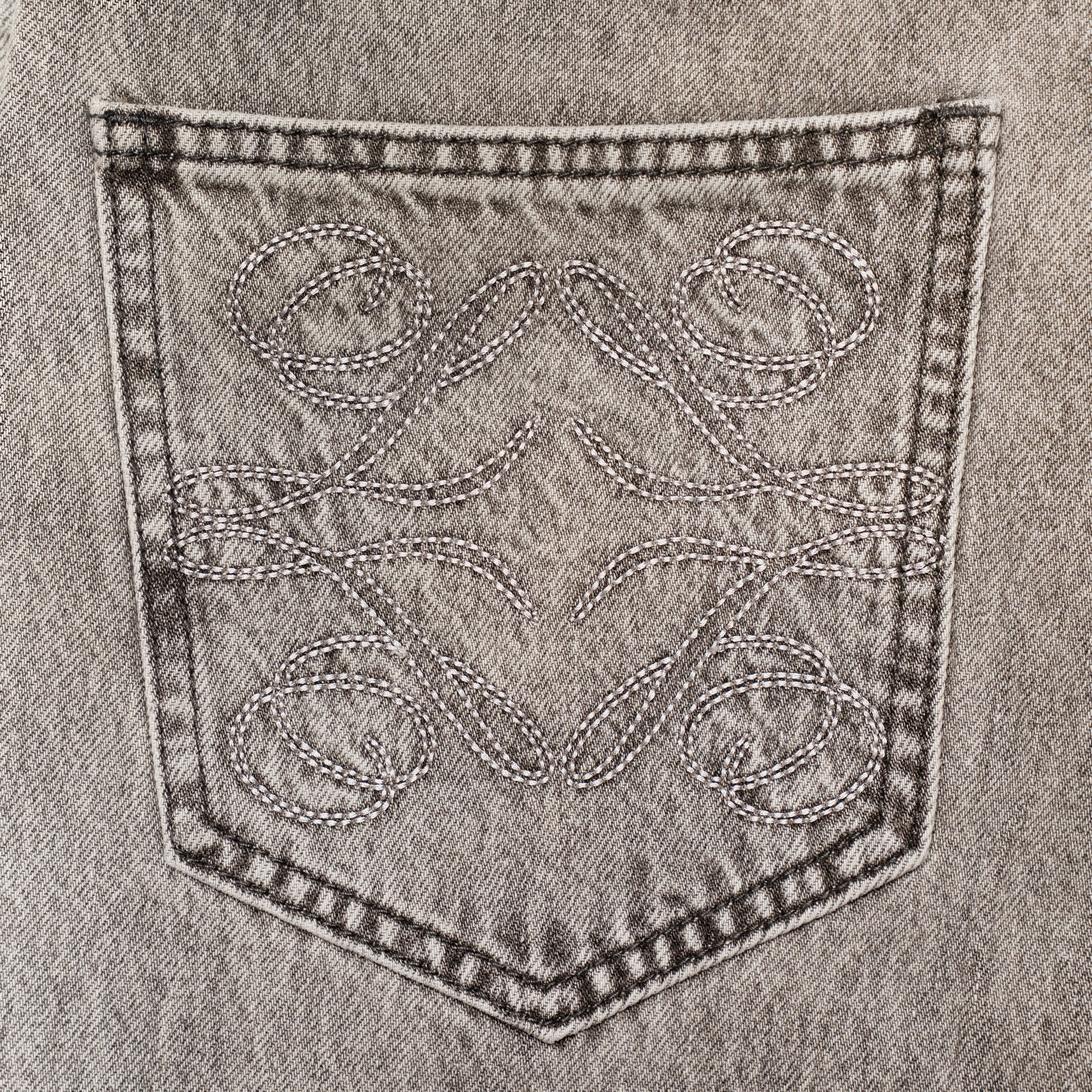 THE ROYCE STRAIGHT DENIM (GREY) - Image 4