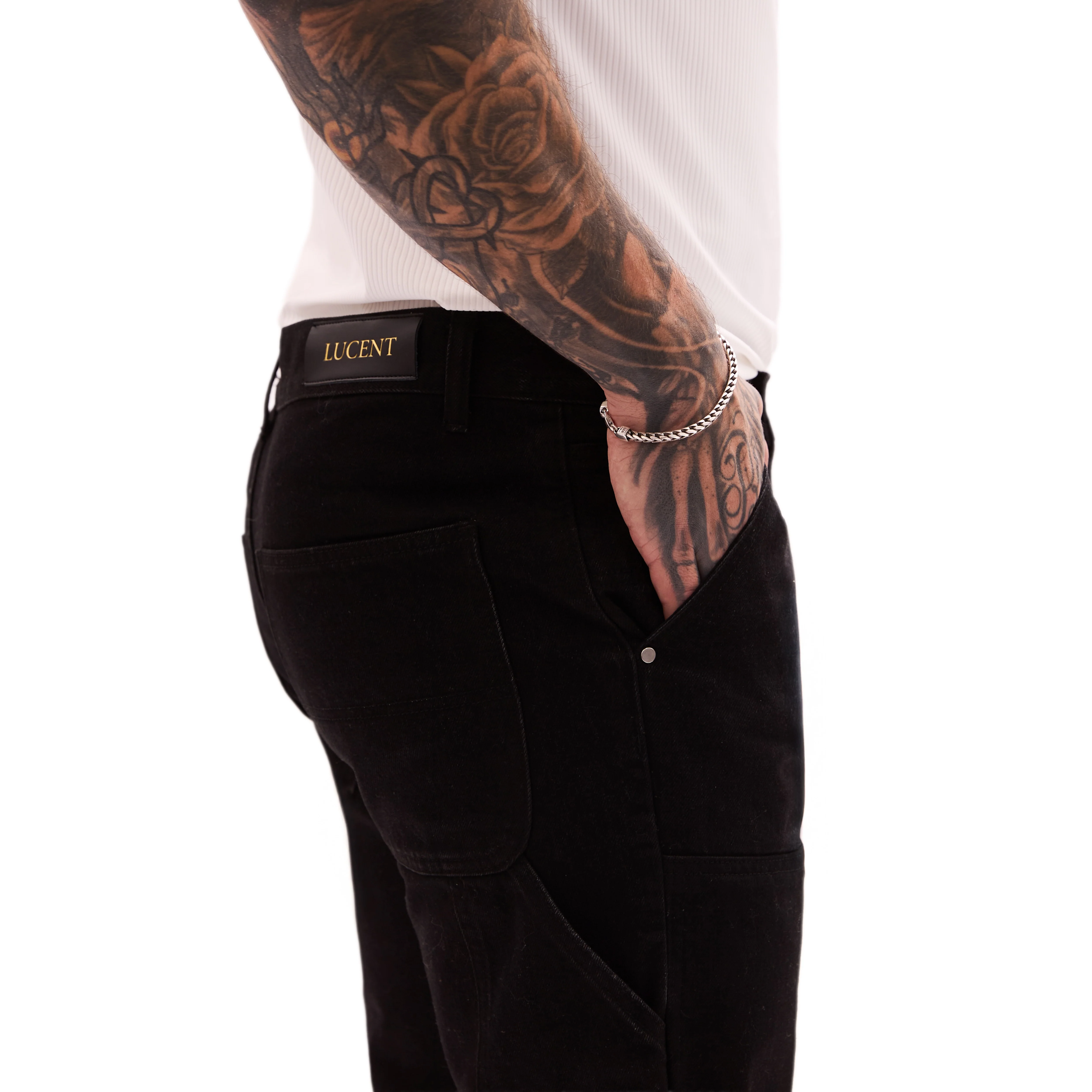 THE VISTA CARPENTER DENIM (BLACK) - Image 8